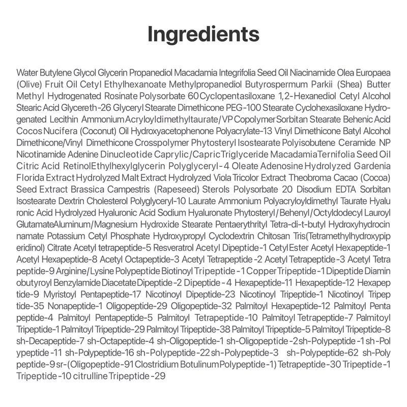 No.9 NAD+ Retinol Volumizing Eye Cream – Targets Dark Circles, Puffiness, Crow’s Feet & Fine Lines with 50 Peptides, 4% Niacinamide and Ceramide, 0.33 fl oz