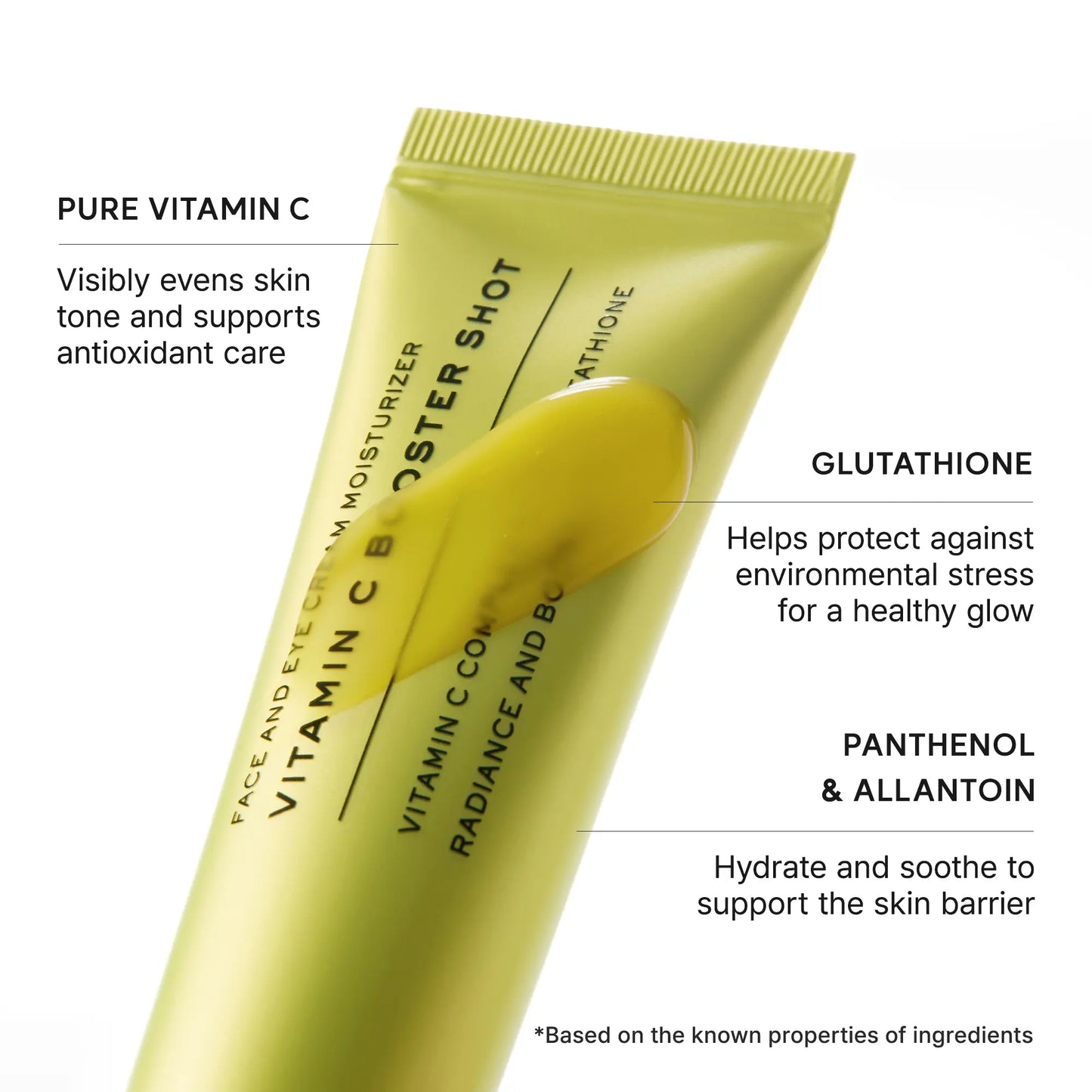 Vitamin C Booster Shot, Pure Vitamin C + Glutathione for Brigh
