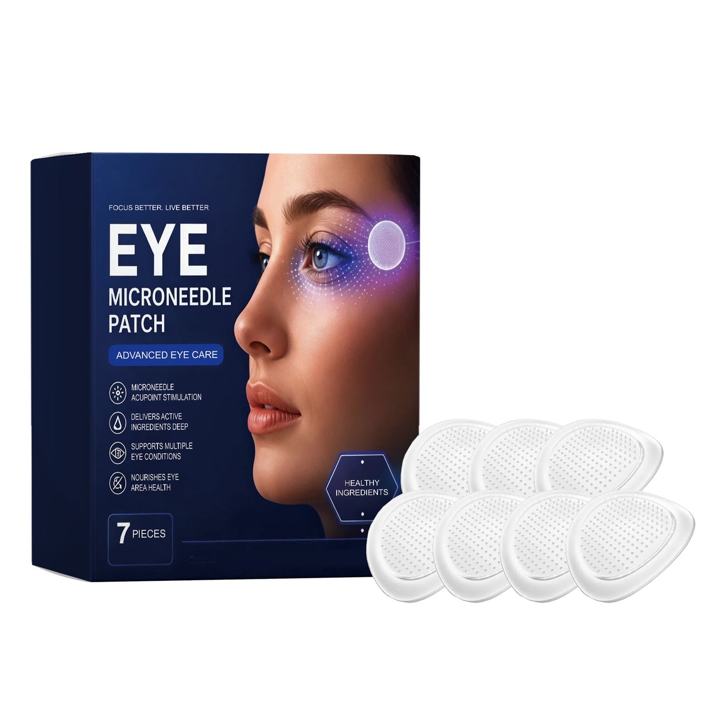 Transdermal Vision-RepairEye Microneedle Patch