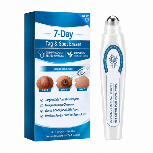 7-Day Tag & Spot Eraser,The Botanical Root ErasureTechnology For Stubborn SkinTags, Warts & Dark Spots