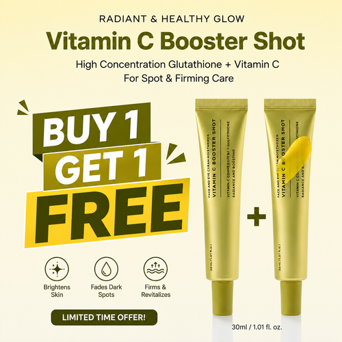 Vitamin C Booster Shot, Pure Vitamin C + Glutathione for Brigh