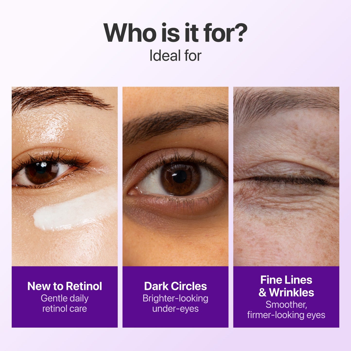 No.9 NAD+ Retinol Volumizing Eye Cream – Targets Dark Circles, Puffiness, Crow’s Feet & Fine Lines with 50 Peptides, 4% Niacinamide and Ceramide, 0.33 fl oz