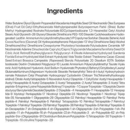 No.9 NAD+ Retinol Volumizing Eye Cream – Targets Dark Circles, Puffiness, Crow’s Feet & Fine Lines with 50 Peptides, 4% Niacinamide and Ceramide, 0.33 fl oz
