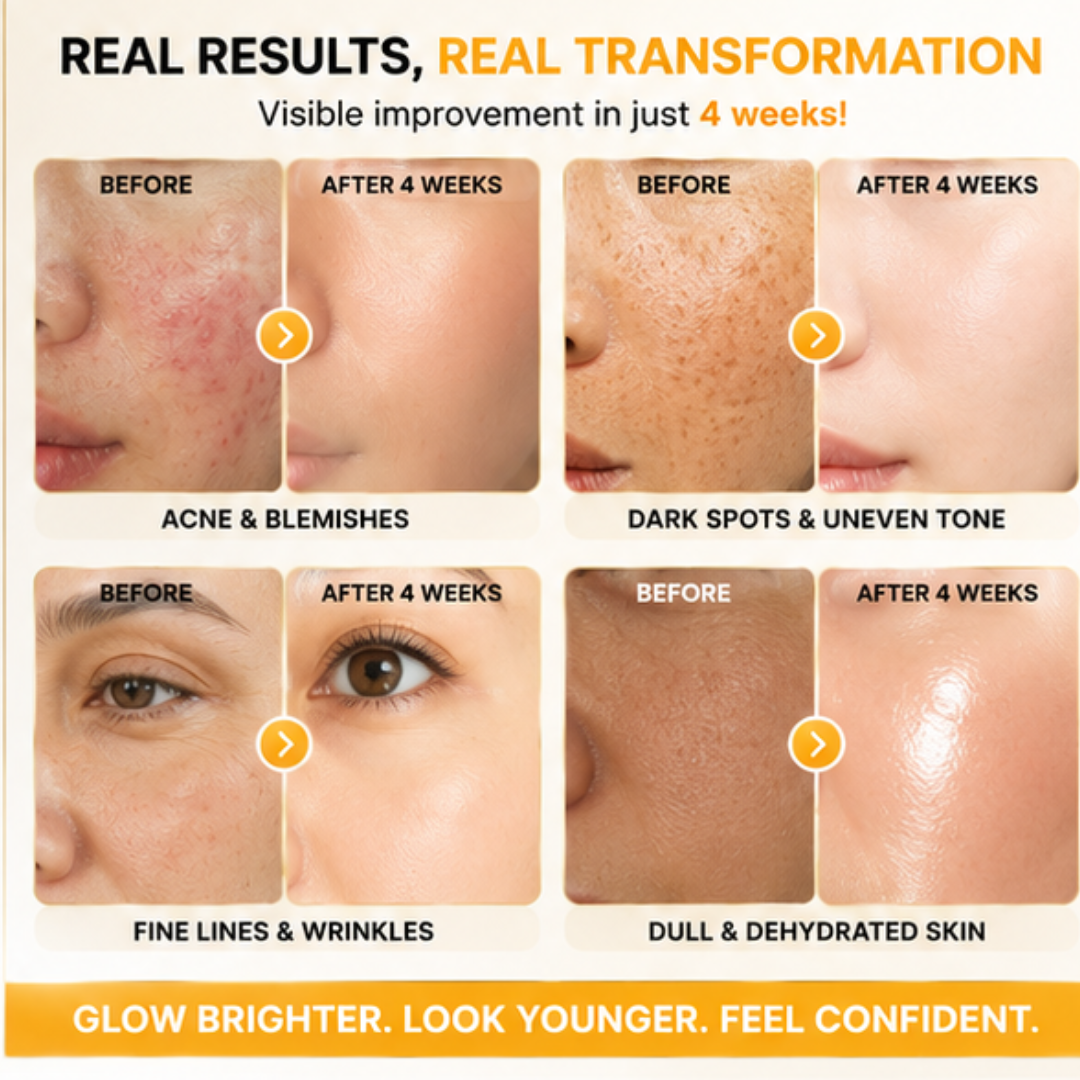 Vitamin C Booster Shot, Pure Vitamin C + Glutathione for Brigh
