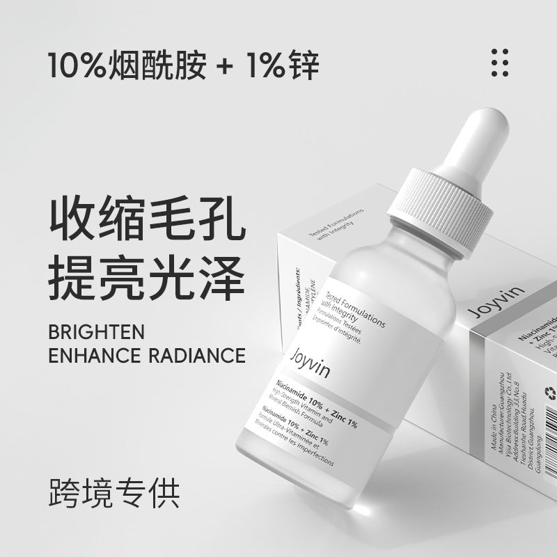 Face Serum Niacinamide 10% + Zinc 1%, Smoothing Serum for Blemish-Prone Skin