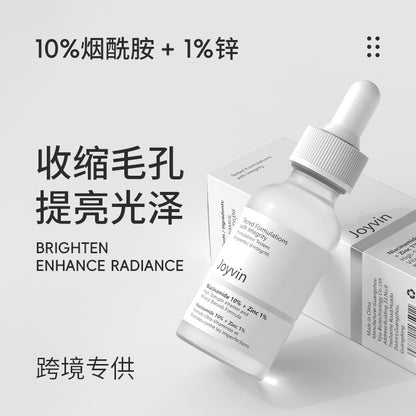 Face Serum Niacinamide 10% + Zinc 1%, Smoothing Serum for Blemish-Prone Skin